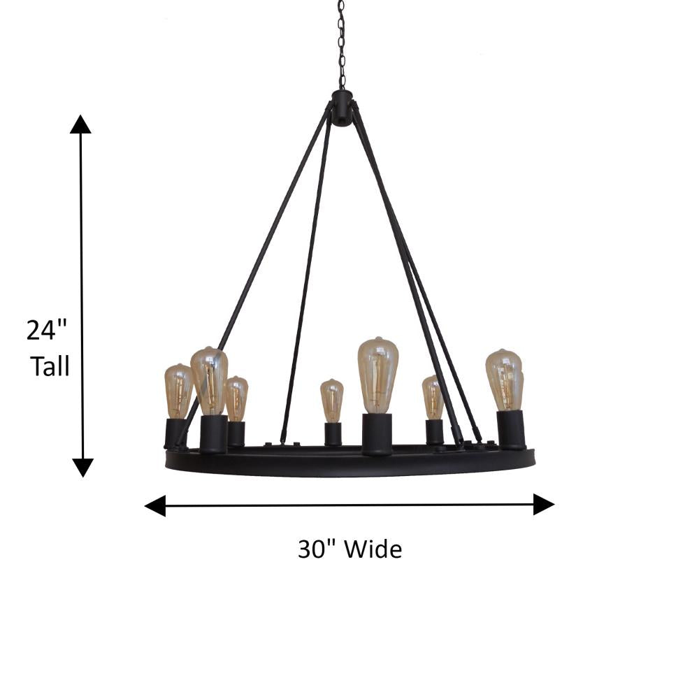 Whitfield - 8 Light Chandelier - CH680-8EBZ