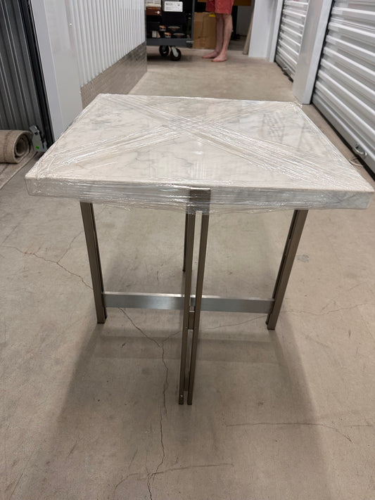 Marble Side Tables (Set of 2)