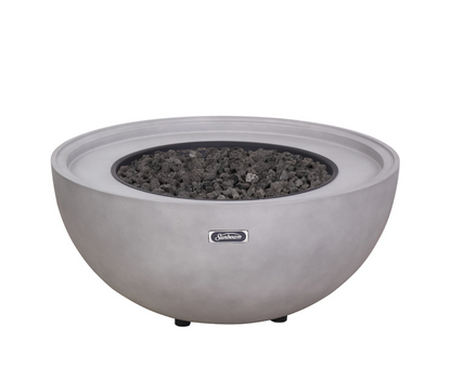 Sunbeam Wellesley Pearl Concrete Outdoor Fire Pit